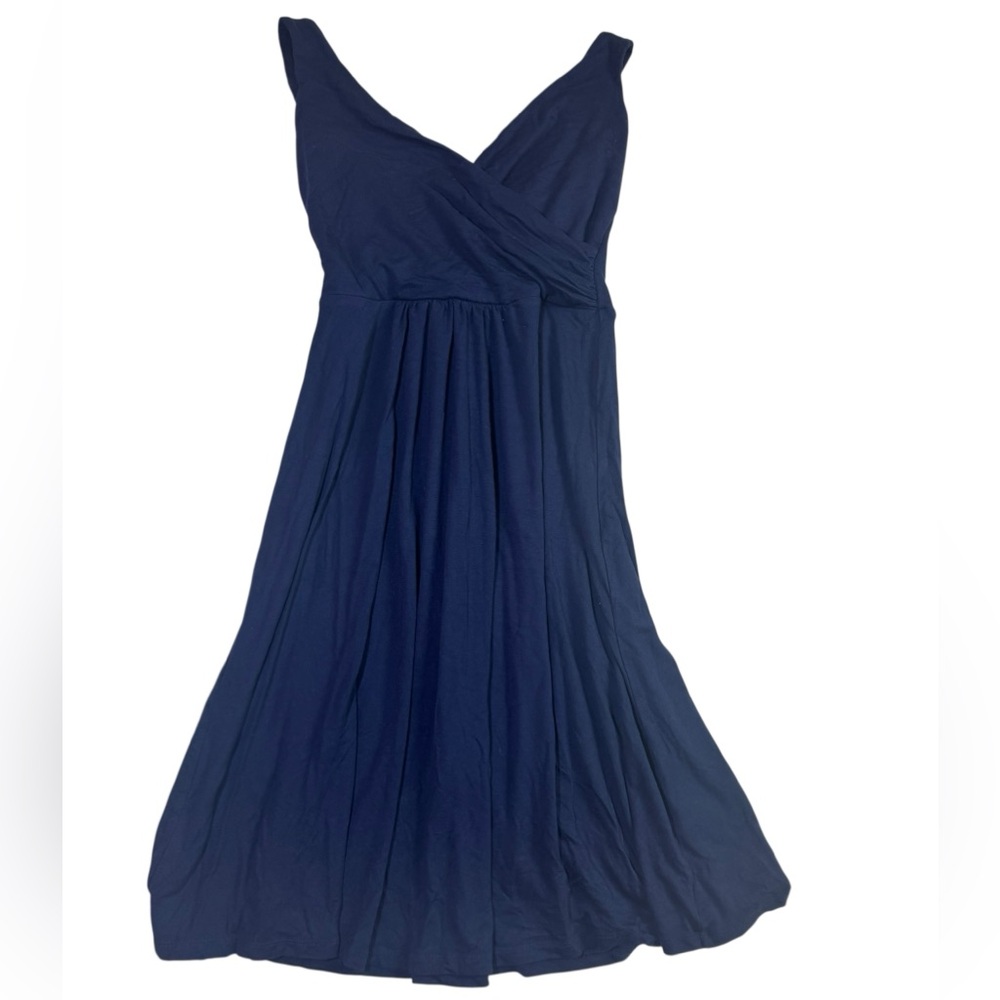 Boden Navy Sleeveless Empire‎ Waist Midi Dress – Women’s US 4R / UK 8R